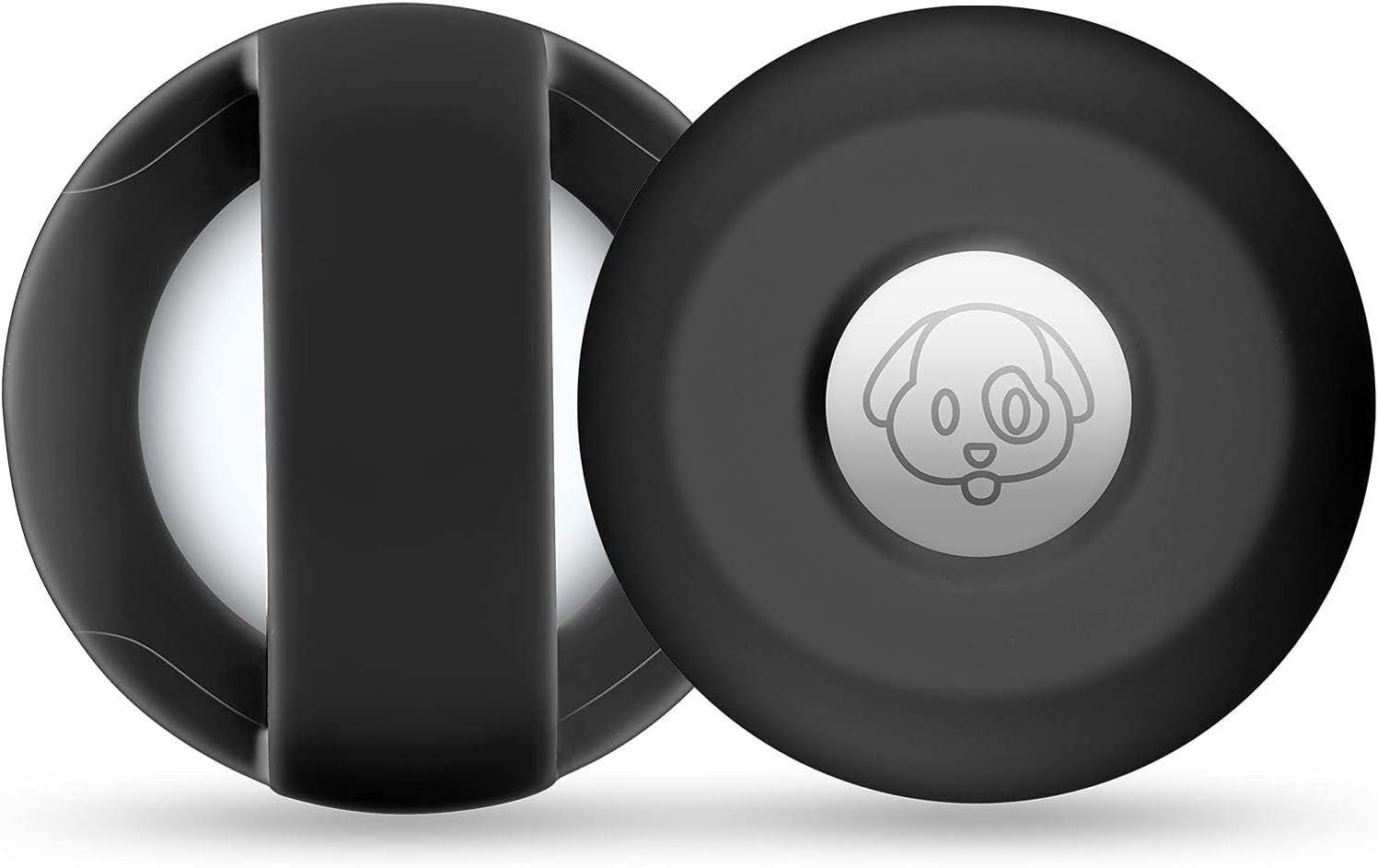 For Airtag Holder for Dog Collar,  Silicone Air Tag Case Cover Compatible with Apple Airtags for 0.8-1.2Inch Cat Pet Collar Harness Loop