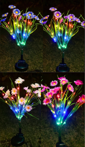 Solar Bloom Garden Lights