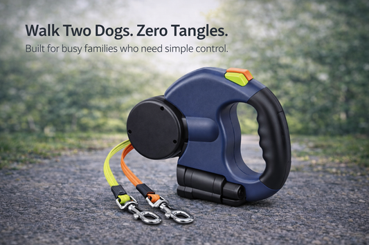 The Calm Walk™ Dual Dog Leash